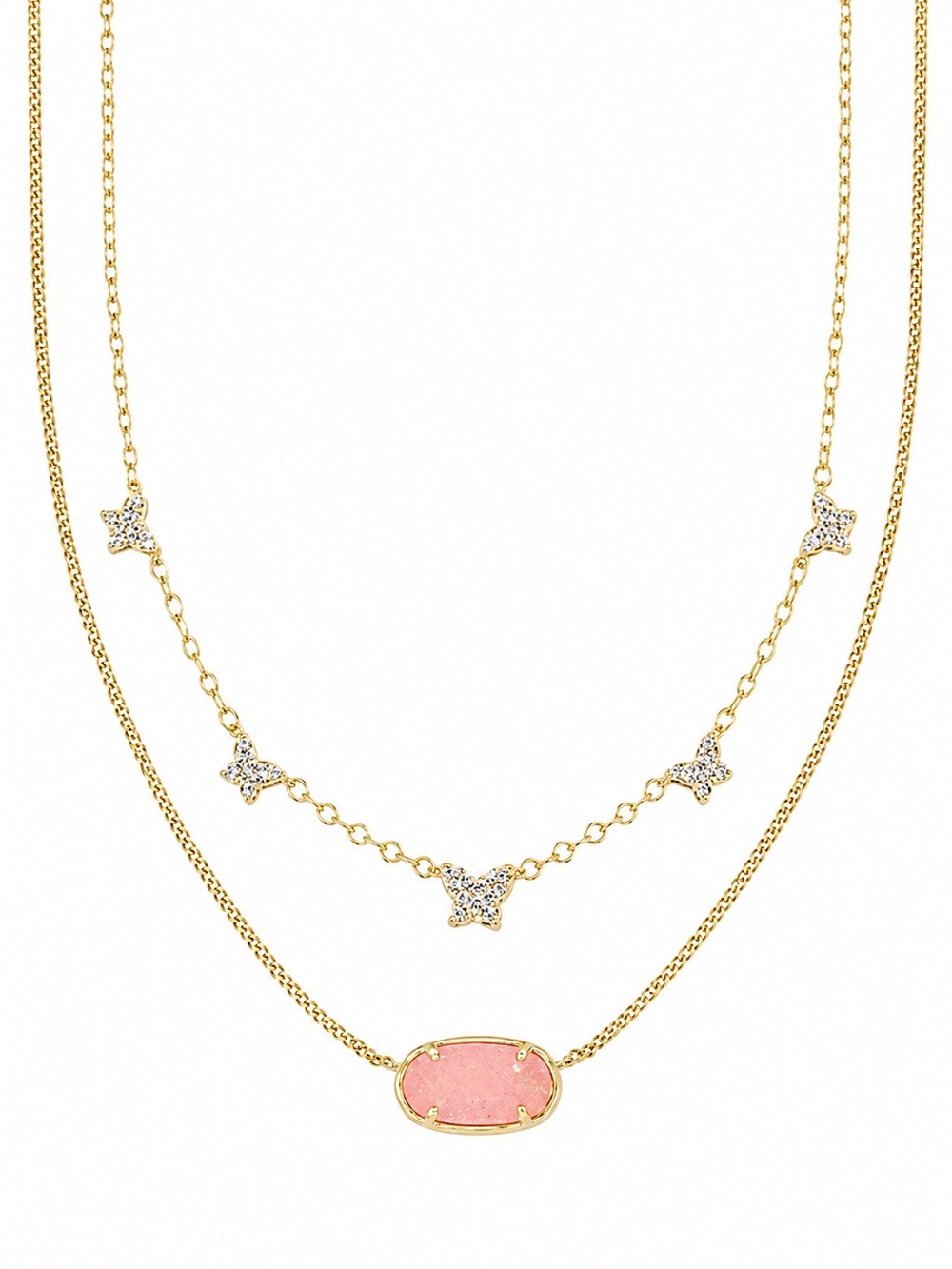 Kendra Scott Elisa Convertible Butterfly Multi Strand Necklace. DOLLY PARTON